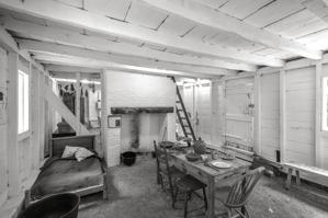 Rebuilt center chimney